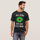 Lips Mouth Love Brazilian Flag Rio De Janeiro T-shirt (Voorkant volledig)