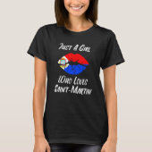 Lips Mouth Love Flag St Maarten T-shirt (Voorkant)