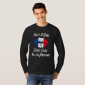 Lips Mouth Love French Flag Aix en Provence T-shirt (Voorkant volledig)