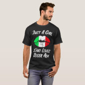 Lips Mouth Love Italian Flag Seier Alm T-shirt (Voorkant volledig)
