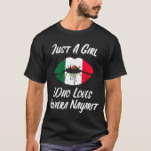 Lips Mouth Love Mexicaanse vlag Riviera Nayarite T-shirt (Voorkant)