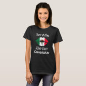 Lips Mouth Love Mexican Flag Chimalhuacan T-shirt (Voorkant volledig)