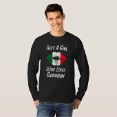 Lips Mouth Love Mexican Flag Guadalupe T-shirt (Voorkant volledig)