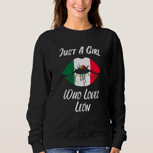 Lips Mouth Love Mexican Flag Leon Trui (Voorkant)
