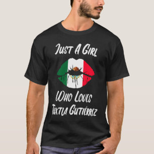 Lips Mouth Love Mexican Flag Tuxtla Gutierrez T-shirt