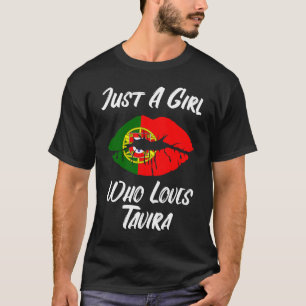 Lips Mouth Love Portugese vlag Tavira T-shirt