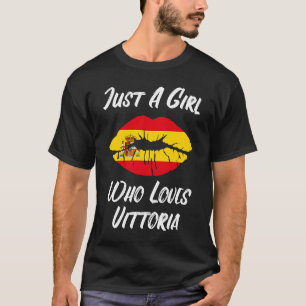 Lips Mouth Love Spaanse vlag Vittoria T-shirt