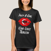 Lips Mouth Love Turkey Flag Trabzon T-shirt (Voorkant)
