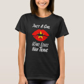 Lips Mouth Love Vietnamese vlag Nha Trang T-shirt (Voorkant)