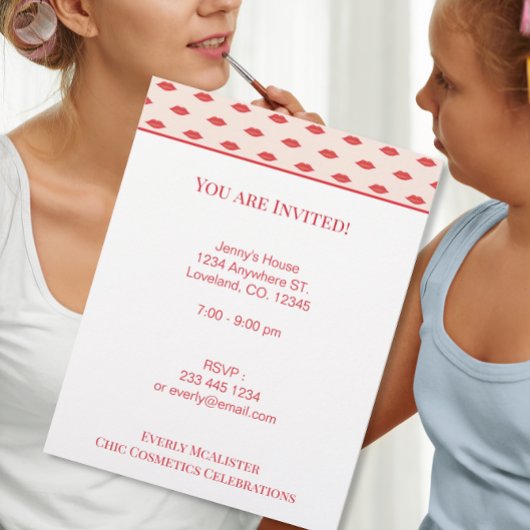 Lips Mrs Hipster  Retro Bride Briefhoofd Ontwerp