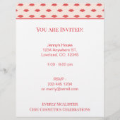 Lips Mrs Hipster  Retro Bride Briefhoofd Ontwerp (Voorkant)