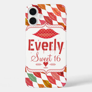 Lips Mrs Hipster  Retro Bride iPhone 16 Plus Hoesje