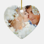 Lips Mrs Hipster Retro Bride Keramisch Ornament (Achterkant)