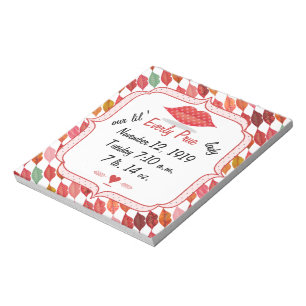 Lips Mrs Hipster  Retro Bride Notitieblok
