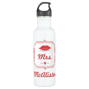 Lips Mrs Hipster  Retro Bride Waterfles