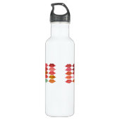 Lips Mrs Hipster  Retro Bride Waterfles (Achterkant)