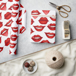 Lips-omlooppapier Cadeaupapier