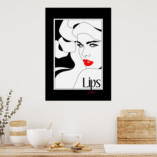 Lips Original Poster (Keuken)