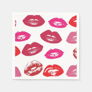 Lips Paper Napkin Servet