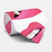 Lips Party aanpassen Stropdas (Opgerold)