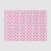 Lips Pattern Pink & White Tissuepapier (Voorkant)