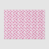 Lips Pattern Pink & White Tissuepapier (Voorkant)