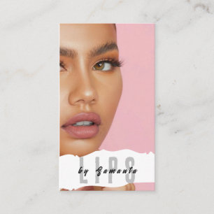 Lips PMU Microblading Henna Salon Zakelijke kaart Visitekaartje
