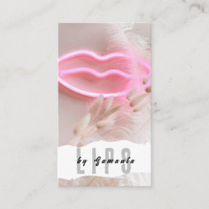 Lips PMU Microblading Henna Salon Zakelijke kaart Visitekaartje
