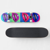 Lips Pop Art Deck Persoonlijk Skateboard (Horizontaal)