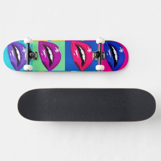 Lips Pop Art Deck Persoonlijk Skateboard (Horizontaal)