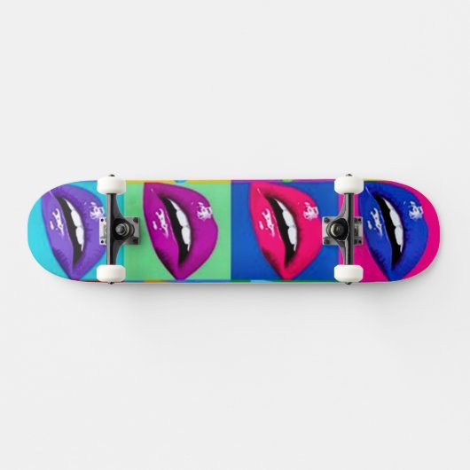 Lips Pop Art Deck Persoonlijk Skateboard (Horizontaal)