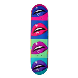 Lips Pop Art Deck Persoonlijk Skateboard