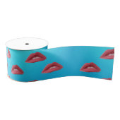 Lips Pop Art Grosgrain Lint (Spoel)
