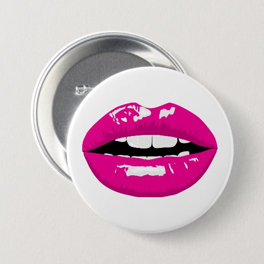 Lips Ronde Button 7,6 Cm (Voorkant /achterkant)
