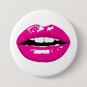 Lips Ronde Button 7,6 Cm (Voorkant)