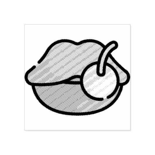 Lips Rubberstempel (Afrduk)