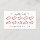 Lips Salon Lipstick Distributor Loyalty Reward (Voorkant)