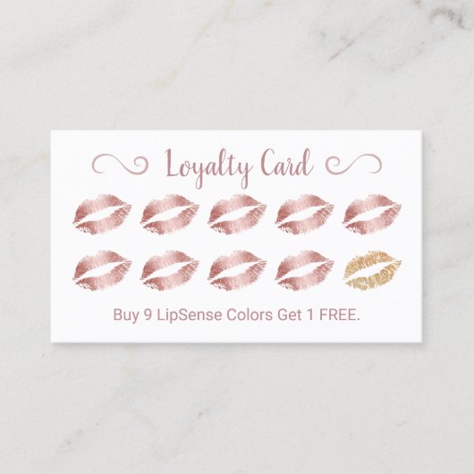Lips Salon Lipstick Distributor Loyalty Reward (Voorkant)