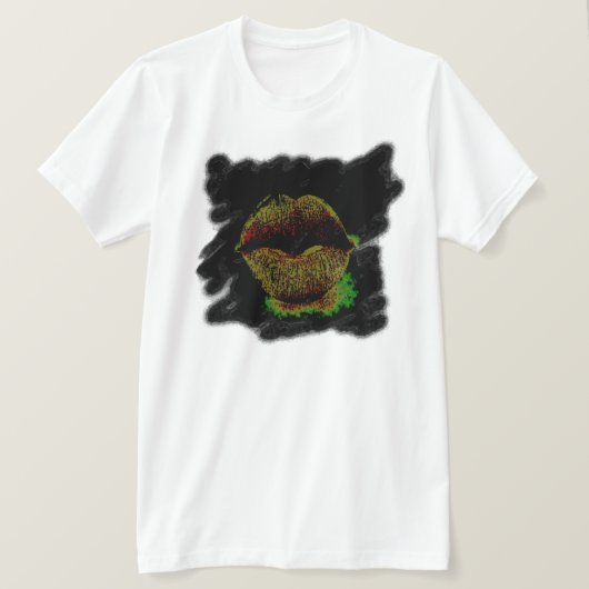 Lips-Shirt T-shirt (Design voorkant)