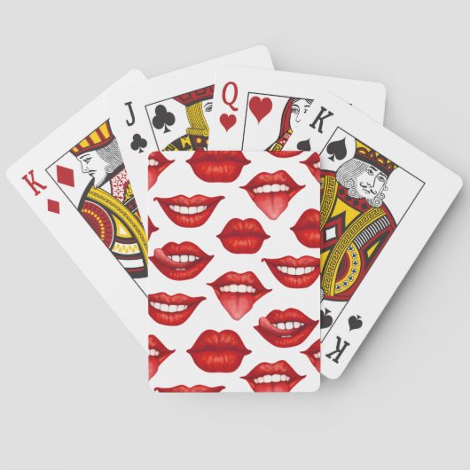 Lips Speelkaarten (Achterkant)