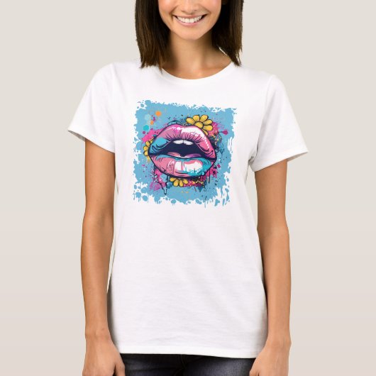 Lips T-shirt (Voorkant)