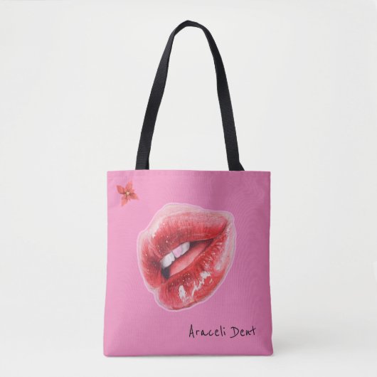 Lips-Tas Tote Bag (Voorkant)