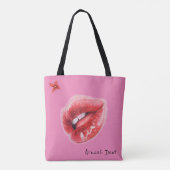 Lips-Tas Tote Bag (Achterkant)
