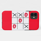 Lips Tic Tac Toe Case-Mate iPhone Case (Achterkant (horizontaal))