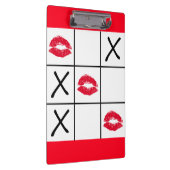 Lips Tic Tac Toe Klembord (Rechts)