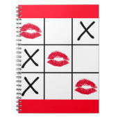 Lips Tic Tac Toe Notitieboek (Voorkant)