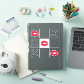 Lips Tic Tac Toe Sticker (iPad Cover)