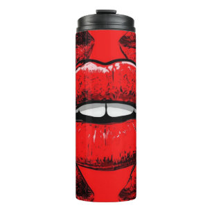 Lips Tumbler - Sip met houding Thermosbeker