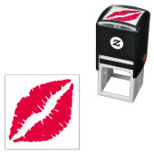Lips - verzegeld met een kus  zelfinktende stempel (In situ)