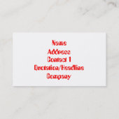 Lips Visitekaartje (Achterkant)